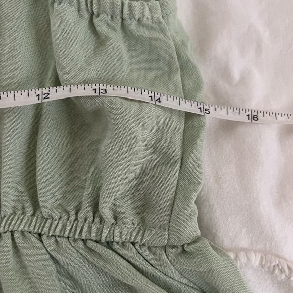 Green Ruffled Dress - Picture 4 of 5